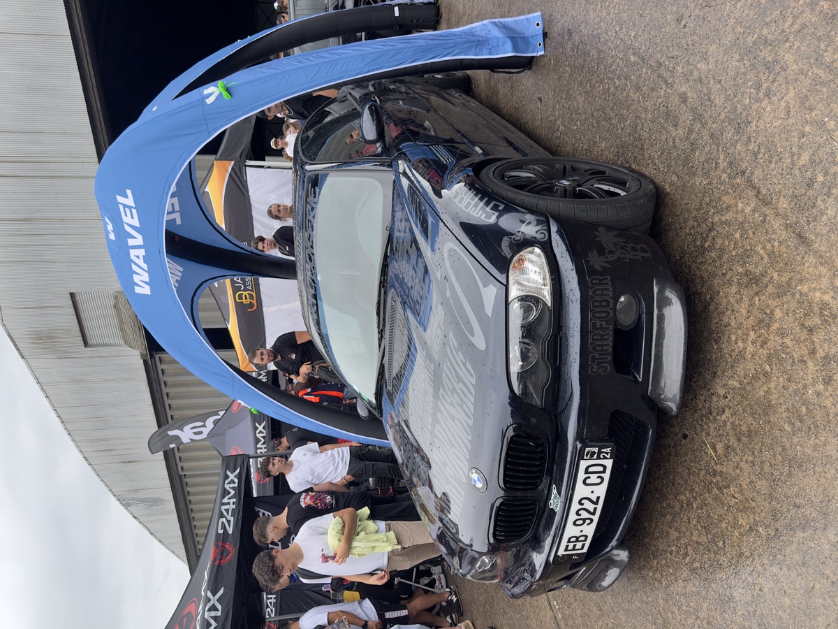 A prize car at the handover