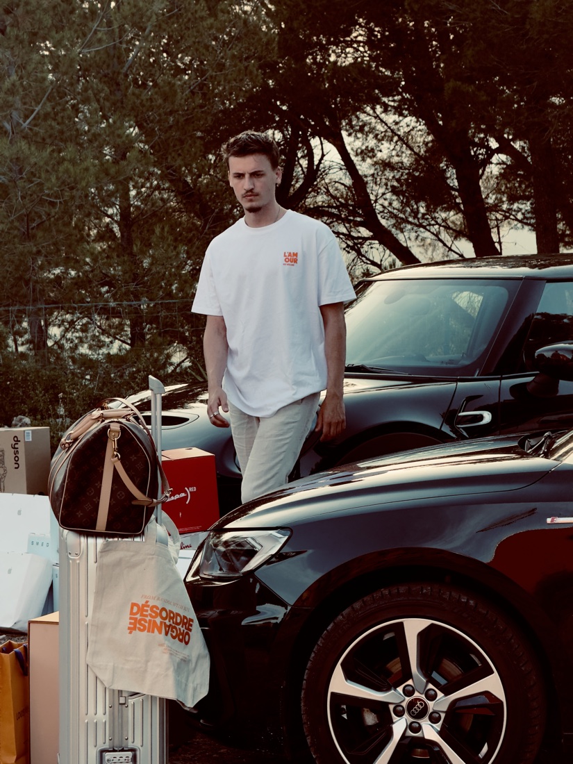 A winner with his car