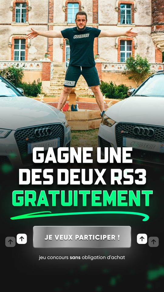 Two Audi RS3 contest poster