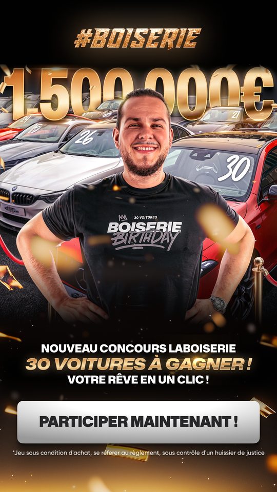 Thirty cars contest poster